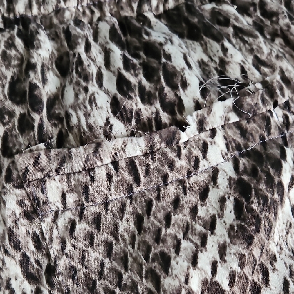Olivaceous Snake Print Joggers - Cream and Brown - Picture 9 of 16